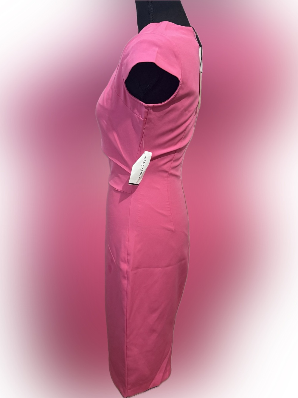 Alexia Admor Hot Pink Strapless Sheath Dress NWT
